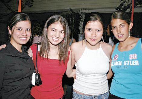 Brenda Enríquez, Ana Lucía Valenzuela, Areli Sánchez y Margarita Sánchez-Gavito