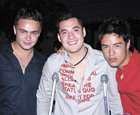 Chino Ríos, Maurice Collier y Chobis González
