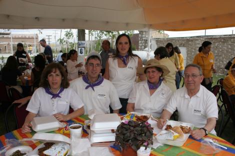 Marian Lozano de Mac Gregor, Joaquín Mac Gregor, Lucía T. Lozano, María Antonieta de la Garza de Lozano y Hugo Lozano Maldonado.