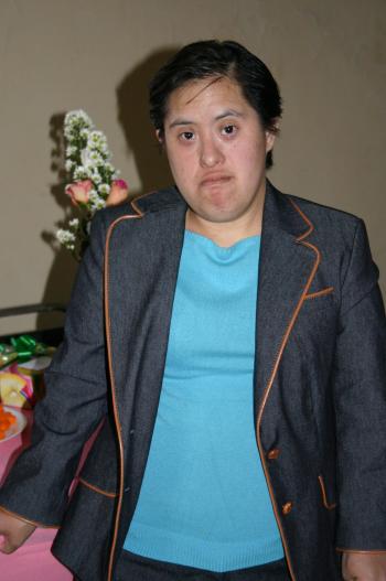 Lupita Cruz Orozco el día de su cumpleaños.