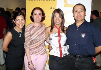 Sofía Camil, patricia Martínez, Oleida Montaño y Flavio Becerra.