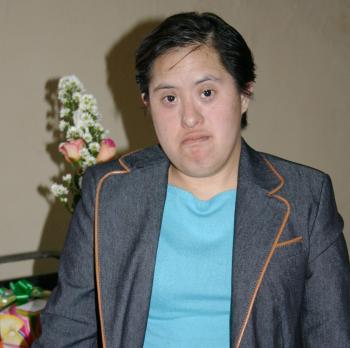 Lupita Cruz Orozco el día de su cumpleaños.