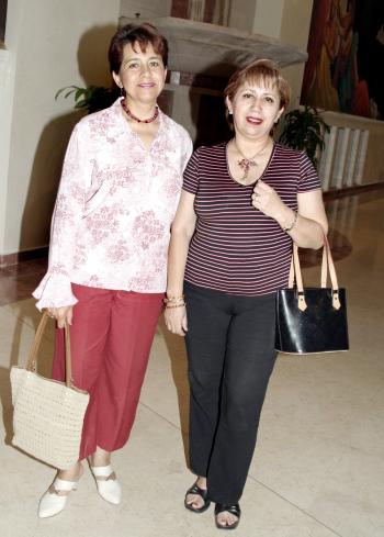 20 de abril
María Eugenia Rodríguez y Lupita Ramos.