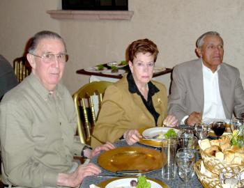 Francisco Madero, María Luisa Madero y Arturo Pedroza.