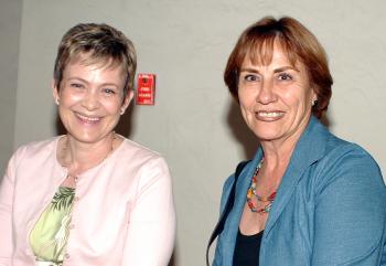 Tere Hamdam y Guadalupe Arizpe.