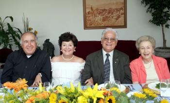 Fidencio Treviño, Adela  Celorio, Pedro Rivas, y Pilar Díaz Rivera.