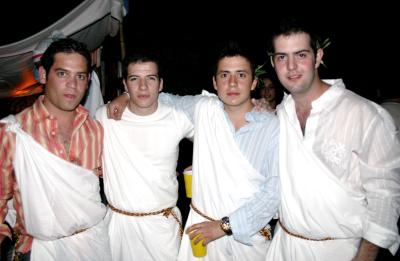 Jorge Fernández, Nico Papadópulos, Blas Garza y Juan Sauza