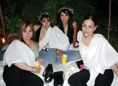 Lety Ibarra, Pamela Rodríguez, Mariana Castillo y Carmen de la Barrera