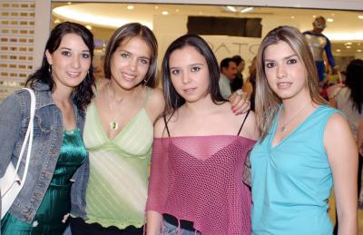 Martha Garza, Anabel Allegre, Marcela Lavín y Katia Villarreal