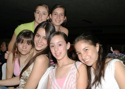 Daniela Sesma, Laura Córdoba, Brenda Humphrey, Isa Soto, Paulina Teele y Yola Murra