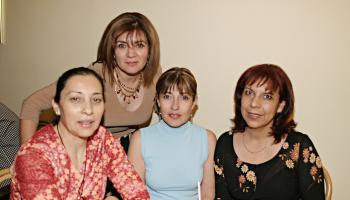 Dolores Isla, Cristy de Villa, Alma Berrueto, y Keny de Morales.