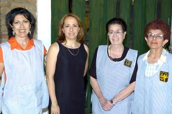 uadalupe de Katsicas, Marisol Rosell, Esther y Carmen Montellano, fungieron como anfitrionas.
