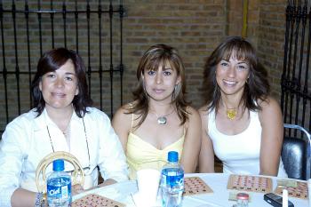 Pilar Rodríguez, Rocío Rodríguez y Brenda Castellano.