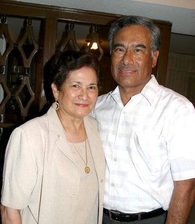 Javier de la Fuente y María de Lourdes de la Peña De la Fuente celebraron recientemente 42 años de matrimonio