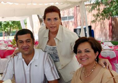 Pablo Graña, Fabiola Saiz y Marichu Barrios.