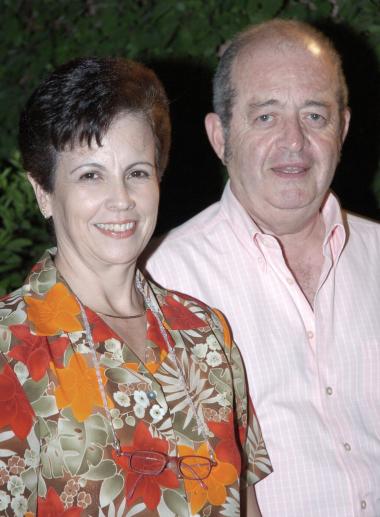 Joaquín Echávez Valverde y su esposa Olga L. de Echávez.