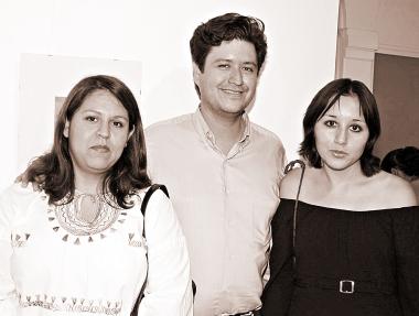 Beatriz Galván, Jesús González y Argelia Ramírez.