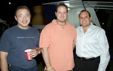 Jorge Martínez, Mauricio Mafud y Julio Alba.