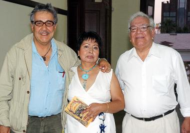 Guillermo Samperio, María Caleano y Fernando Martínez.