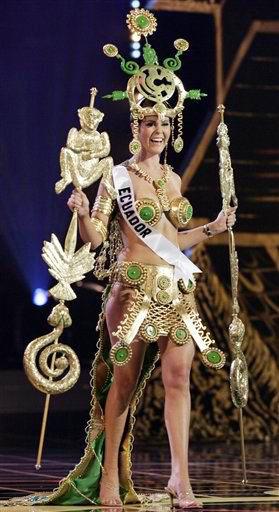 Miss Ecuador Ximena Zamora.