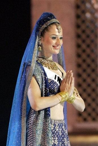 Miss India Amrita Thapar.