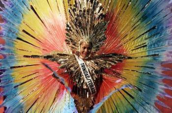 Miss Trinidad y Tobago Magdalene Walcott.