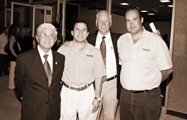 José Rubén Sámano, Ricardo Mena, Manuel Padilla y Eduardo Borrego.
