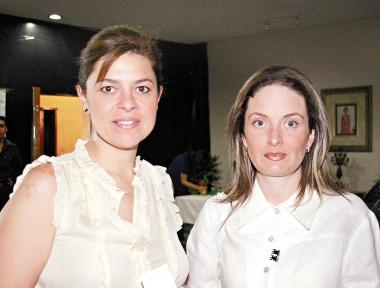 Gaby Finer y Adriana Echávez de Tricio.
