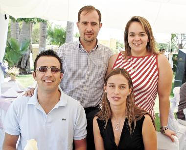 Jesús del Río, Daniela de Del Río, Omar Gutérrez y María Rosa P. de Gutiérrez.