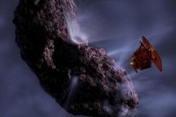 El impacto hizo que el cometa brillara seis veces más fuerte que lo normal, declaró Michael A'Hearn, uno de los principales investigadores del proyecto.