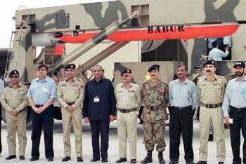 In this handout photo released by the Interservices Public Relations Department, Pakistani nuclear scientist Dr