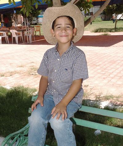 El niño Edgar Zeferino Lugo Ochoa.