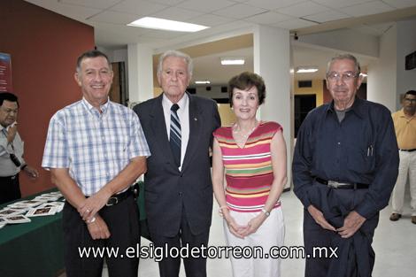 Ramiro Cantú, Alejandro Cárdenas, Mary Carmen de Cantú y Blas Quintero