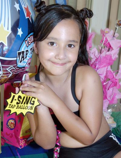 Lizeth Viesca Sánchez, captada en su fiesta.