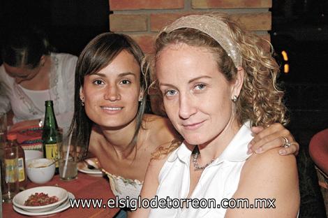 Marlene Martínez y Marcela Gutiérrez