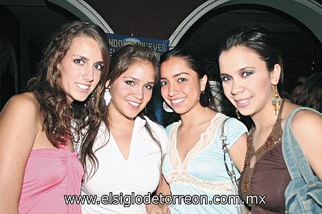 FIESTA ENTRE AMIGOS Ana Laura López, Carmina Fernández, Kattya Nahle e Ilse Barraza