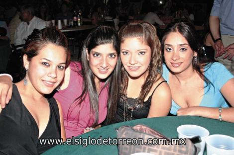Yesca Garza, Victoria Mata, Ani Montañez y Anabel Núñez