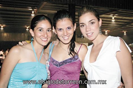 Gabriela Arriaga, Ma. Fernanda Belmont y Lorena López Amor