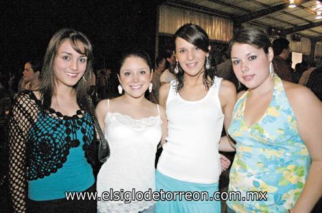Cecy González, Daniela Liu, Marisol Aguirre y Susy Wolf