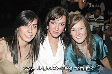 Elena Siller, Raquel Lavín y Arlette Maycotte