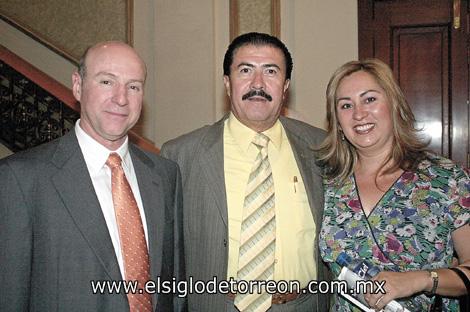 Salvador Jalife, Hugo de la Mora y Ana María de De la Mora