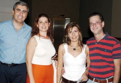 Ricardo Muñoz y Karla von Bertrab de Muñoz, Ana Cristina de Inzunza y Pablo Inzunza.