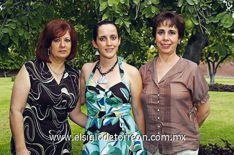 09102009 Tere Constantino, María Esther Valencia y Esther Cedillo.