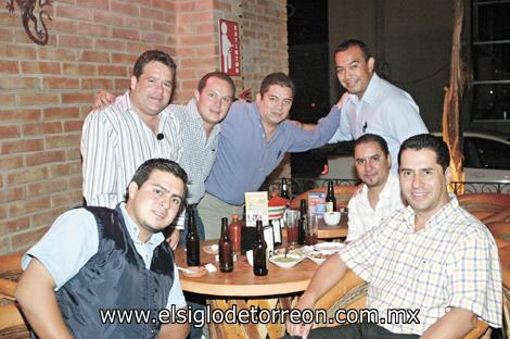 Javier Gómez, Omar Álvarez, Juan Carlos Rodríguez, Ricardo Ventura, Francisco Cobos, Jesús Mestas, Carlos Hernández