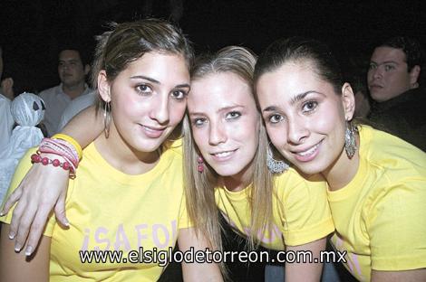 Cristy Jaidar, Bonnie Carrillo y Daniela Barranco