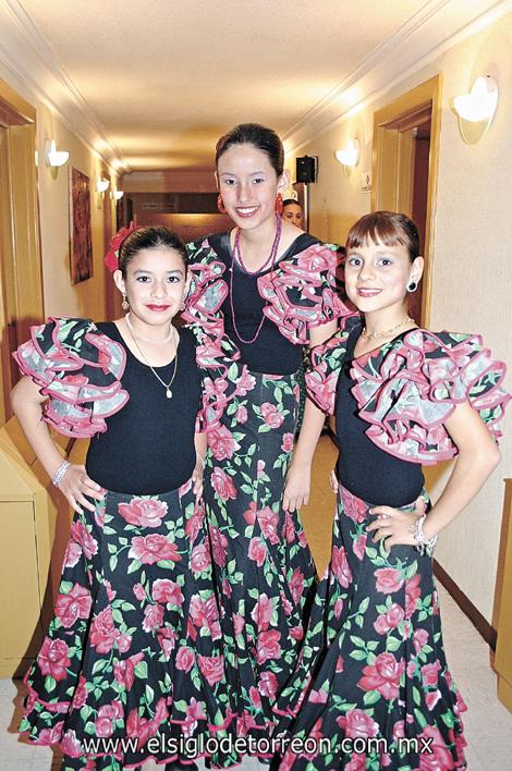 Diana San Miguel, Sofía López Ruíz y Paulette Guzmán
