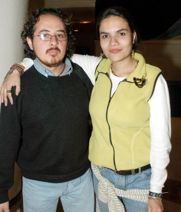 Miriam Canales y José Ntonio Monterrosas.
