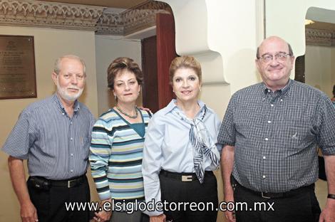 Leon Urow, Mussy de Urow, Ruth de Ganz y José Ganz