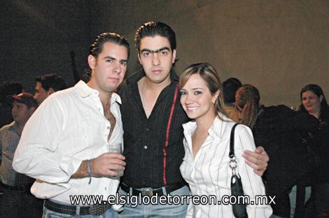Víctor Setién, Poncho Campa y Daniela Rubio