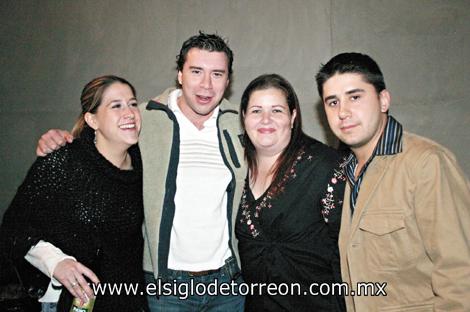 Camy Vargas, Carlos Márquez, Cecy Iriarte y Juan Carlos Vargas